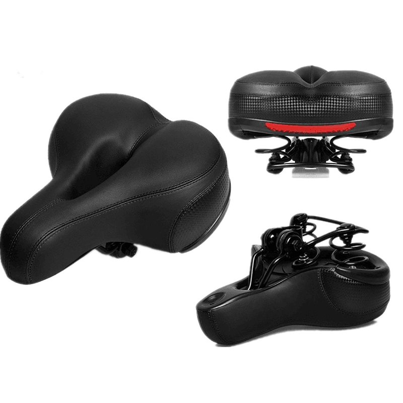 Bikight Wide Big Road Mountain Mtb Sadel Cykel Cykelsits Soft Cushion Cykelsadel