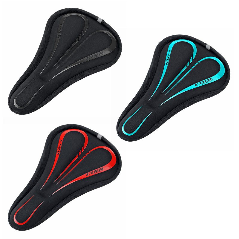 Coolchange Bike Seat Cover Cykelsadel Extra Komfort Vaddering Soft Sponge Cushion Gym