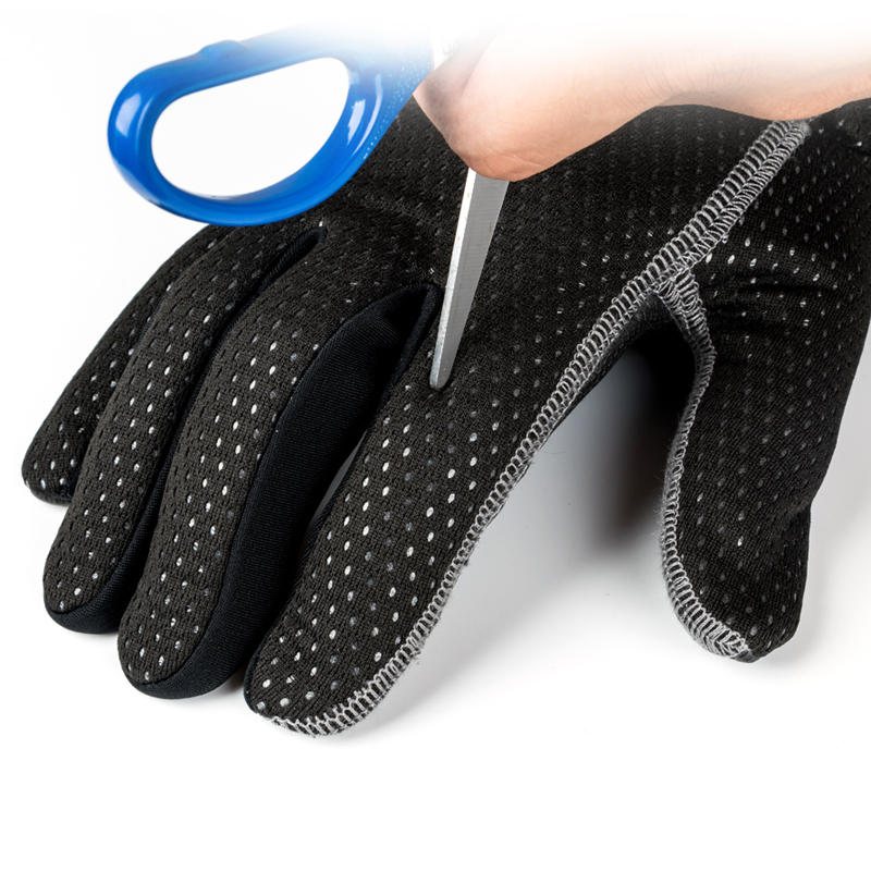 Coolchange Cykelhandskar Vinter Termisk Vindtät Full Finger Anti-slip Pekskärm Cykel