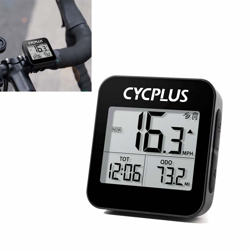 Cycplus G1 Uppgraderingsversion Cykeldator Gps Trådlös Vattentät Smart Stoppur Hastighetsmätare Vägmätare Cykeldatortillbehör För Mtb Road Cycle