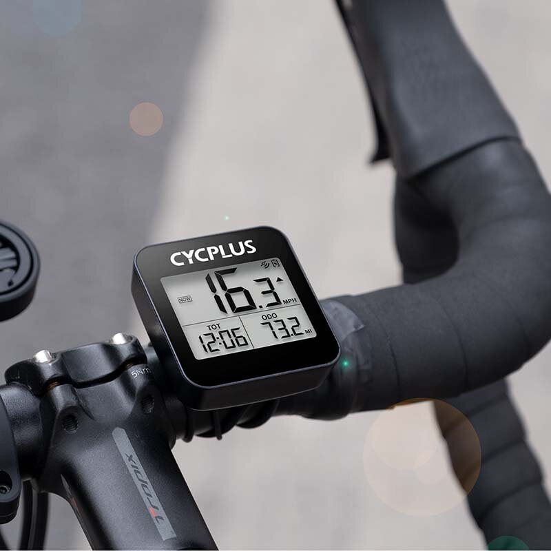 Cycplus G1 Uppgraderingsversion Cykeldator Gps Trådlös Vattentät Smart Stoppur Hastighetsmätare Vägmätare Cykeldatortillbehör För Mtb Road Cycle