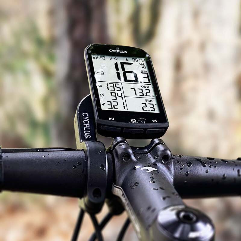 Cycplus M1 Gps Cykeldator Trådlös Med Bluetooth 4.0 Ant+ Cykelhastighetsmätare Vattentät Lcd Bakgrundsbelysning Cykel Vägmätare Stoppur Cykeltillbehör För Mtb Landsvägscykel/stadscykel