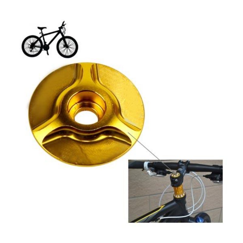 Cykel Cnc Aluminium Headset Keps 28.6 mm Solros Stam Top Cover