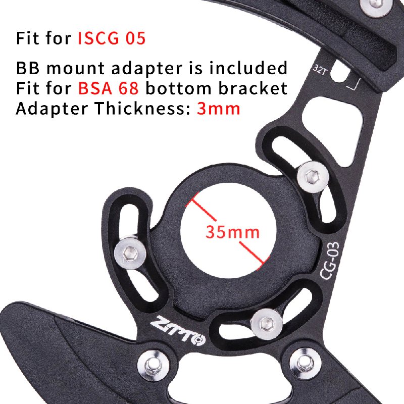 Cykelkedjeguide Drop Catcher Bb Mount Single Disc 1x System