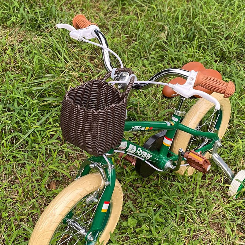 Cykelkorg Rotting Cykel Framkorg Bära Shoppingprylar Husdjur Frukt Förvaringsväska För Cykling