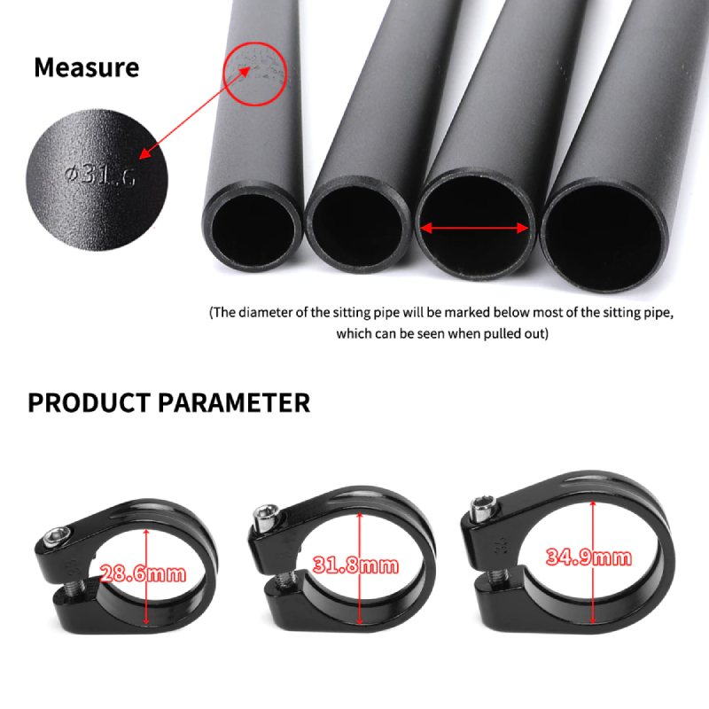 Cykelstolpsklämma Aluminiumlegering