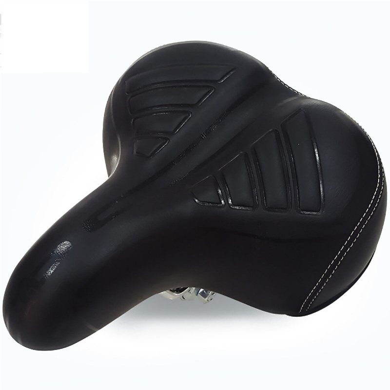 Extra Bred Mjuk Cykelsadel Universal Comfy Bike Seat Cykel Vadderade Cykeltillbehör