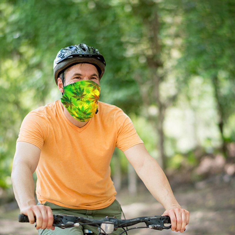 Flerbruks Balaclava Bandana Halsduk Uv-skydd Ansiktsmask Cykling Vandring Håraccessoarer Pannband