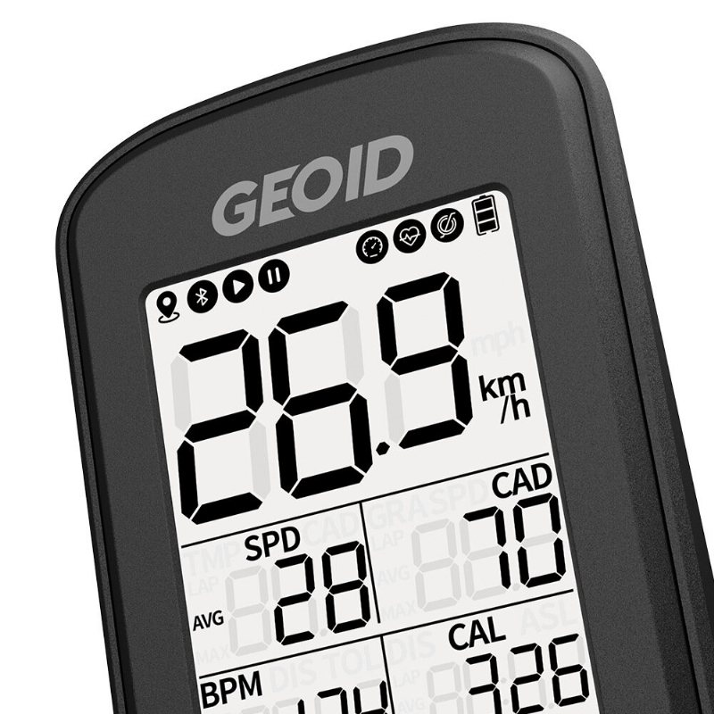 Geoid Cc400 Cykeldator Ant+ Gps Bluetooth Smart Trådlös Stoppur Hastighetsmätare Vätmätare Vattentät Tillbehör För Mtb Road Cycle