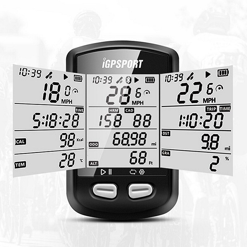 Igpsport Igs10s Cykeldator Med Trådlös Bluetooth 5.0 Ant+ Pulsmätare Och Hastighetskadenssensor Anslutning Vattentät Cykel Speedometer