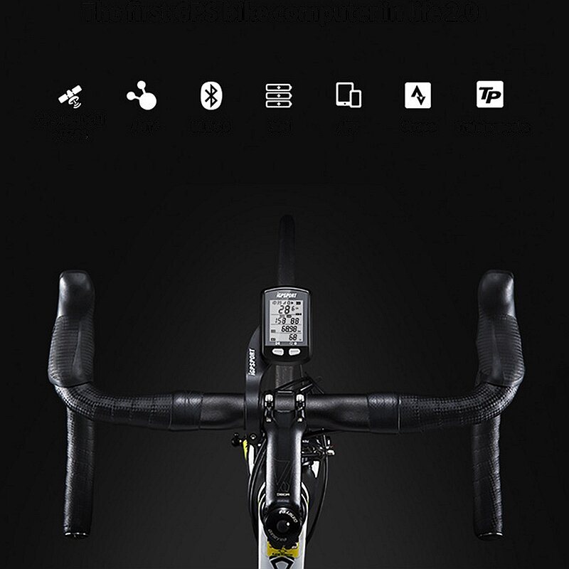 Igpsport Igs10s Cykeldator Med Trådlös Bluetooth 5.0 Ant+ Pulsmätare Och Hastighetskadenssensor Anslutning Vattentät Cykel Speedometer