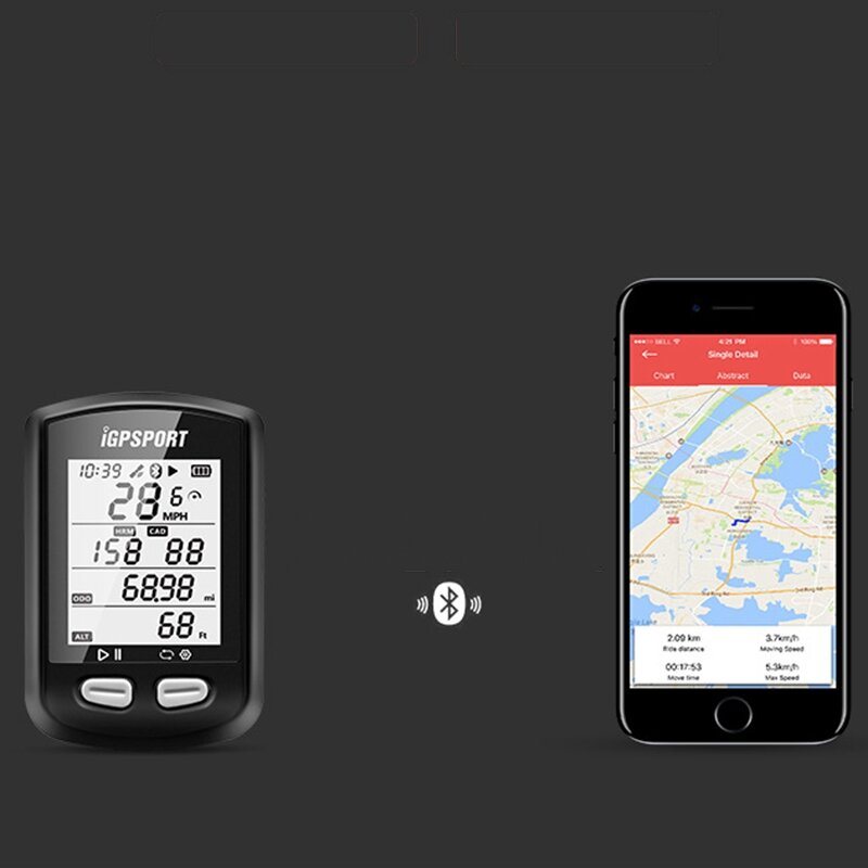 Igpsport Igs10s Cykeldator Med Trådlös Bluetooth 5.0 Ant+ Pulsmätare Och Hastighetskadenssensor Anslutning Vattentät Cykel Speedometer