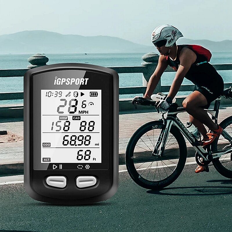 Igpsport Igs10s Cykeldator Med Trådlös Bluetooth 5.0 Ant+ Pulsmätare Och Hastighetskadenssensor Anslutning Vattentät Cykel Speedometer