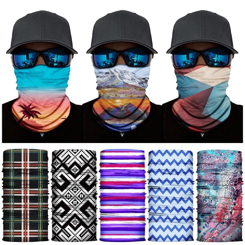 Män Scarf Bandana Mode Ridning Cykling Ansiktsmask