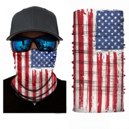 Män Scarf Bandana National Flag Cykling Face Mask