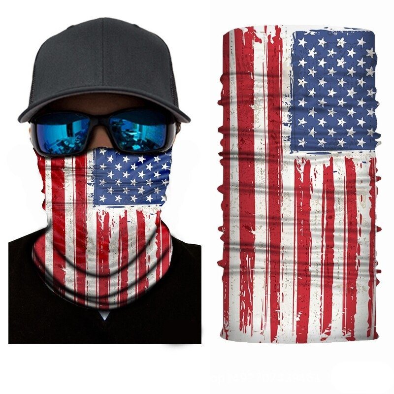 Män Scarf Bandana National Flag Cykling Face Mask