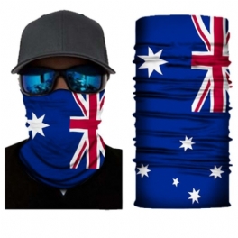 Män Scarf Bandana National Flag Face Mask