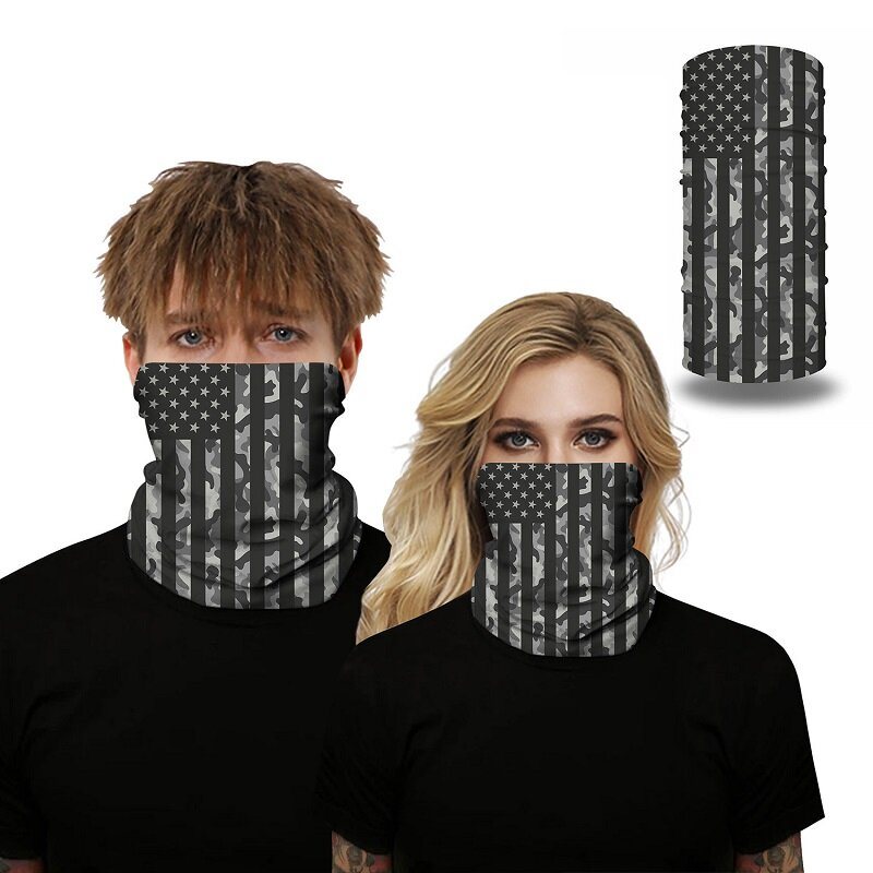 Multi-användning Balaclava Bandana Andas Uv-skydd Nack Ansiktsmask Cykling Vandring