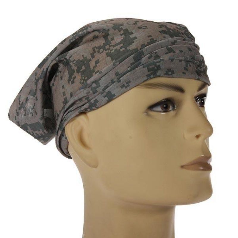 Multi Camouflage Scarf Cykel Neck Ansiktsmask Hat Cap Huvudbonad