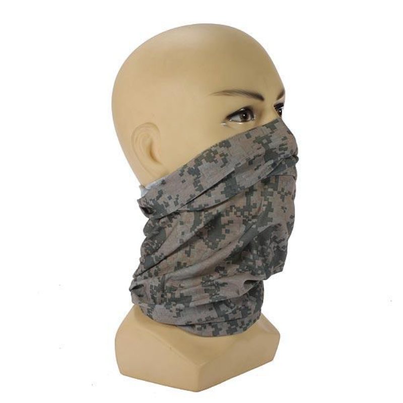 Multi Camouflage Scarf Cykel Neck Ansiktsmask Hat Cap Huvudbonad