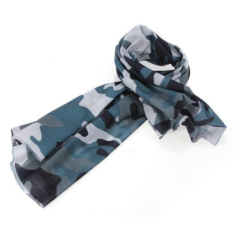 Multi Camouflage Scarf Cykel Neck Ansiktsmask Hat Cap Huvudbonad