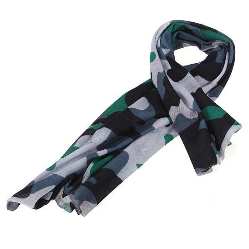 Multi Camouflage Scarf Cykel Neck Ansiktsmask Hat Cap Huvudbonad