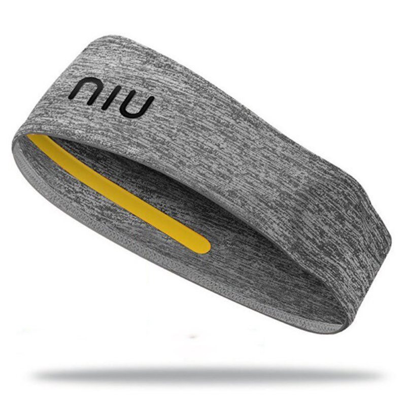 Niu Headbrand Svettband Bluetooth 4.1v Inbyggd Mikrofon Svettledarbälte För Träning