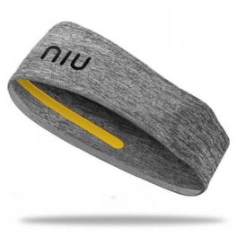 Niu Headbrand Svettband Bluetooth 4.1v Inbyggd Mikrofon Svettledarbälte För Träning