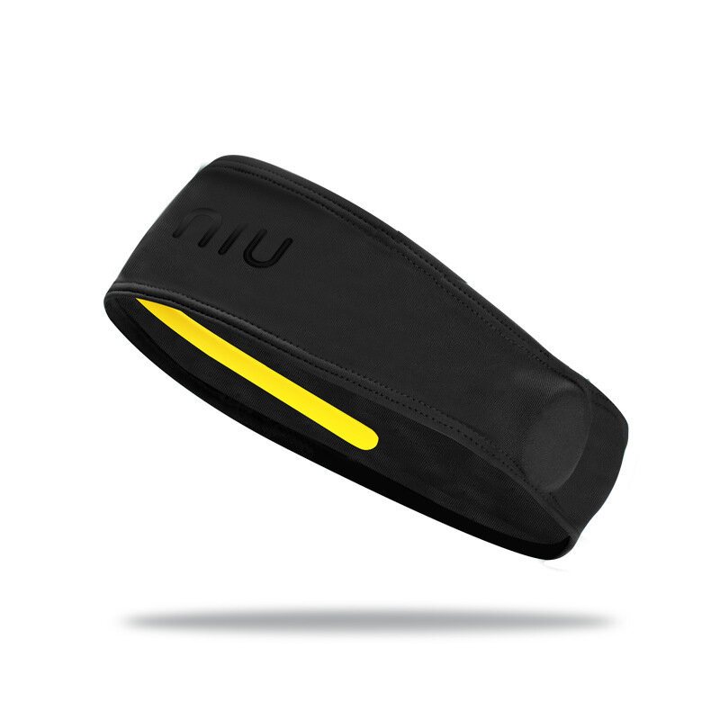 Niu Headbrand Svettband Bluetooth 4.1v Inbyggd Mikrofon Svettledarbälte För Träning