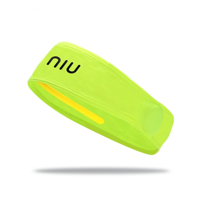 Niu Headbrand Svettband Bluetooth 4.1v Inbyggd Mikrofon Svettledarbälte För Träning