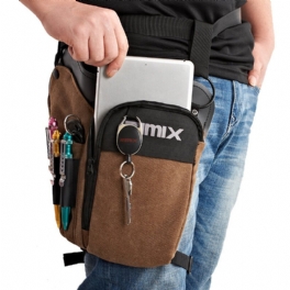 Rimix Multi Functional Tactical Waist Pack Vattentät Canvas Verktygsväska Utomhuscykling Fiskeväska