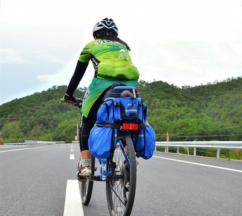 Rockbros Cykelställväska Cykelväska Bakbagageväska Bärväska Mountainbikeryggsäck