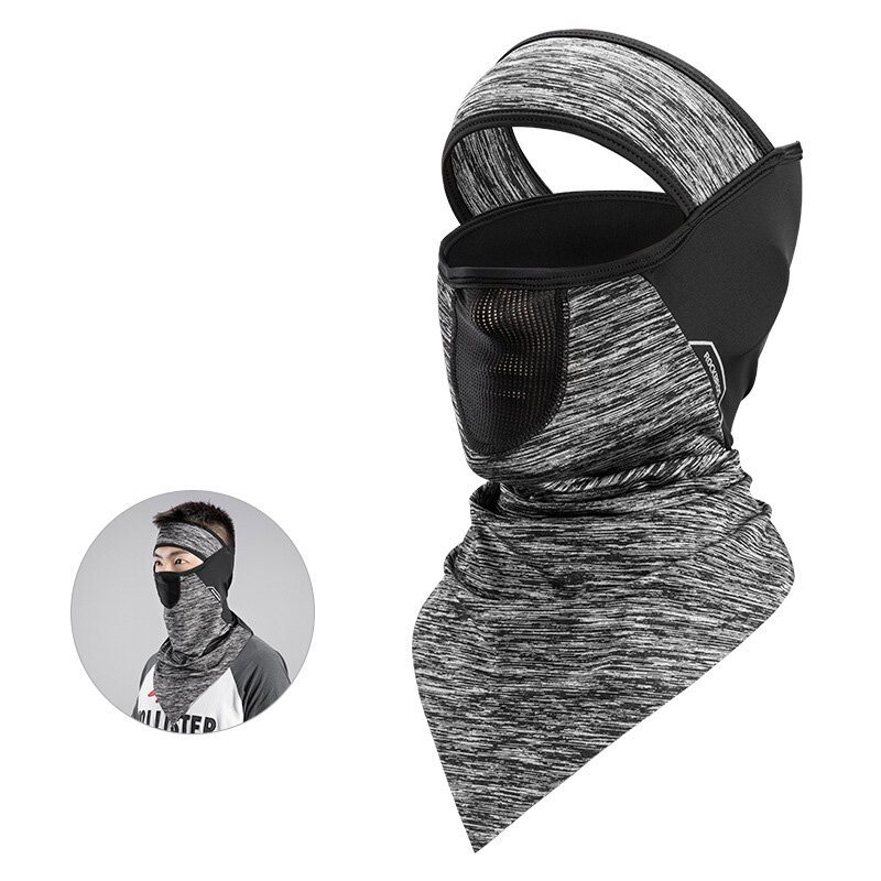 Rockbros Solskyddsmask Cykling Is Sidenscarf Full Face Magic Headscarf Män Kvinnor Motorcykel Ansiktsskydd