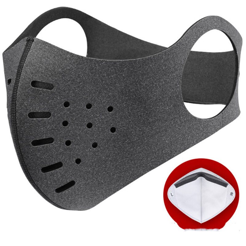 Rockbros Sport Outdoor Bike Cykling Andas Vattentät Pm 2.5 Skyddsmask Anti Dust Velo Mask