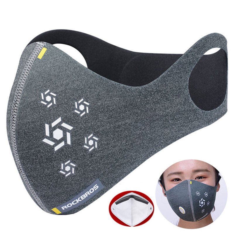 Rockbros Sport Outdoor Bike Cykling Andas Vattentät Pm 2.5 Skyddsmask Anti Dust Velo Mask