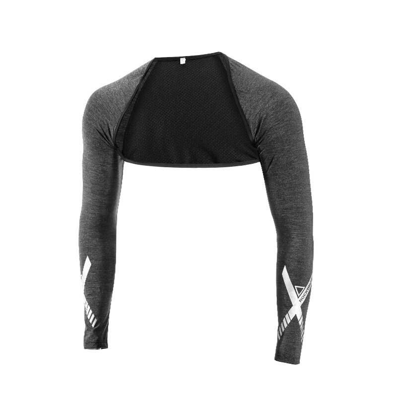 Rockbros Xt025bk Solskydd Ice Silk Sleeve Utomhuscykling Sport Anti Uv Andningsbar Cape Kylarmärmar Cykelskyddsutrustning-m/l/xl