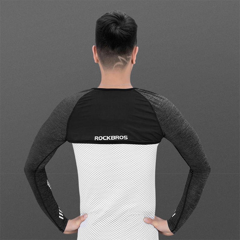 Rockbros Xt025bk Solskydd Ice Silk Sleeve Utomhuscykling Sport Anti Uv Andningsbar Cape Kylarmärmar Cykelskyddsutrustning-m/l/xl