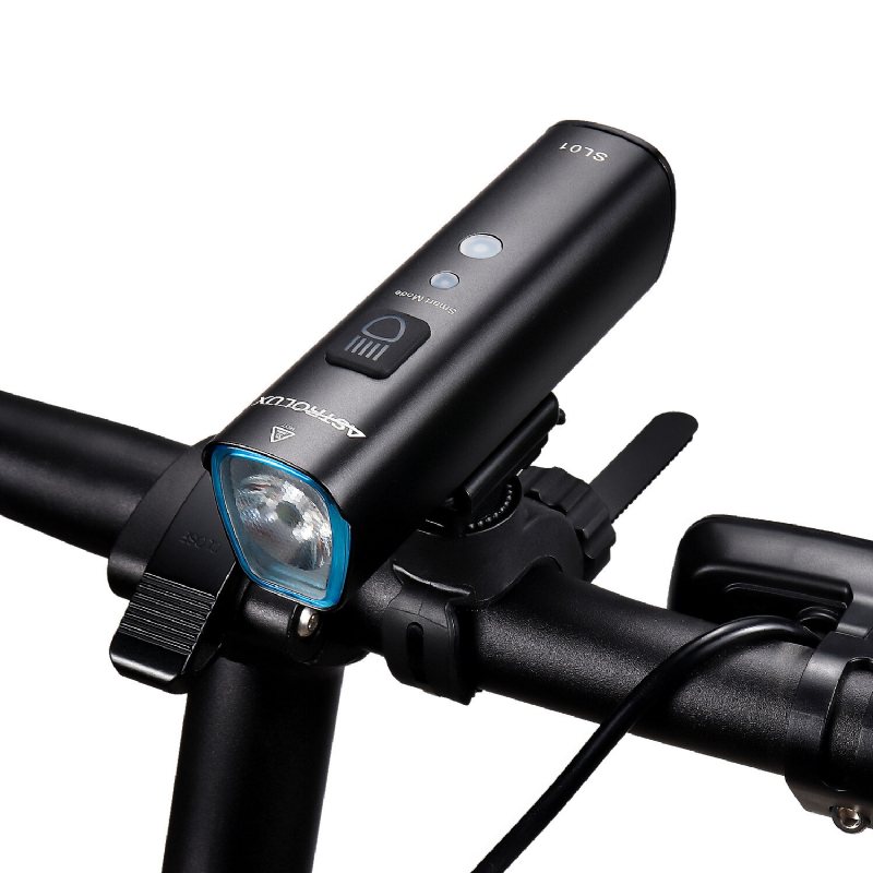 Sl01 1000lm Ljusstyrka & Vibration Smart Sensing Bike Light Ficklampa Cykel Strålkastare Type-c Usb Uppladdningsbar Vattentät Frontljus För Elcykel Skoter Mtb