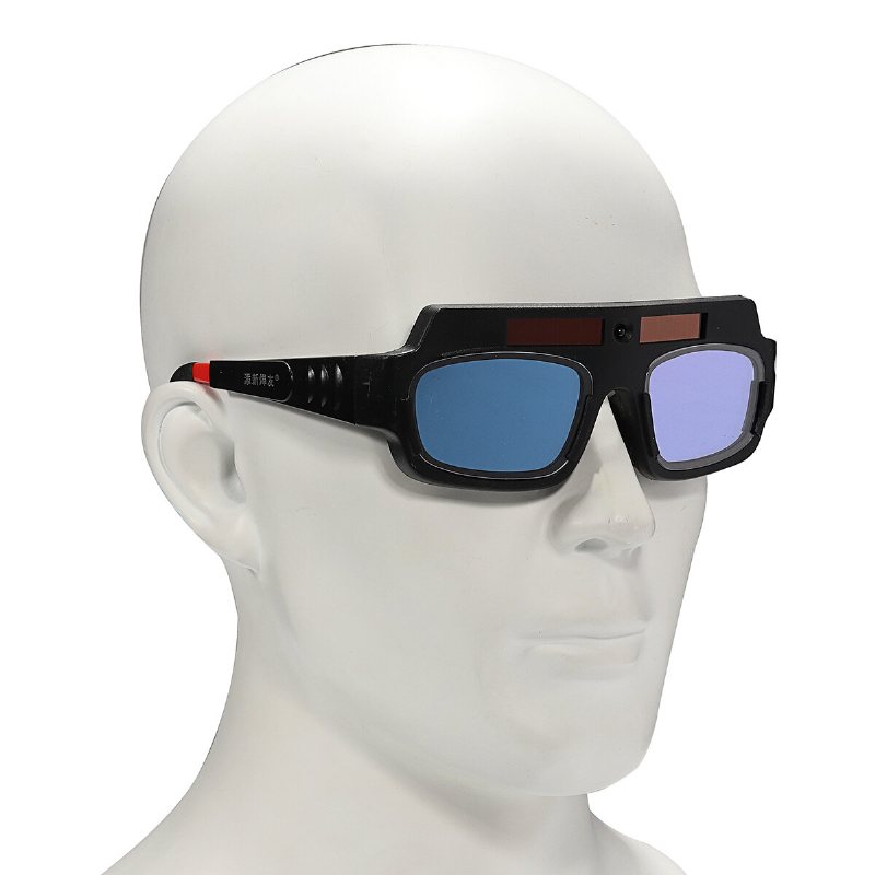 Soldriven Automatisk Mörkare Svetsmask Hjälm Goggle Svetsare Glasögon Arc Pc Goggles För Svetsskydd