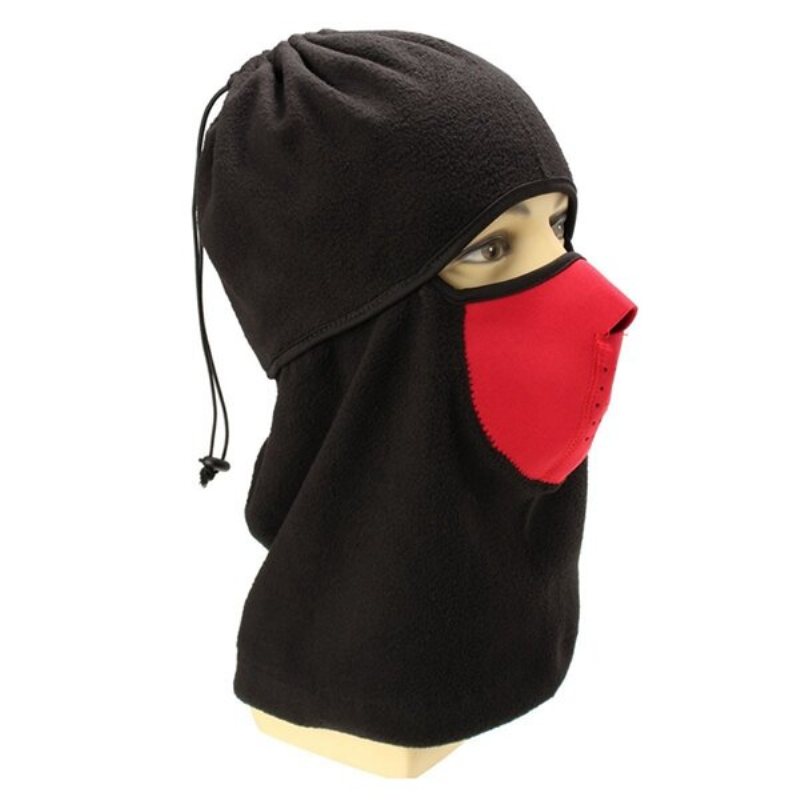 Unisex Fleece Halsvärmare Scarves Snood Face Mask Ski Hat Cap