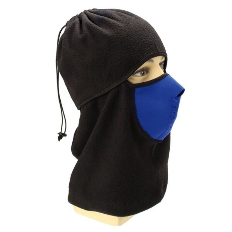 Unisex Fleece Halsvärmare Scarves Snood Face Mask Ski Hat Cap