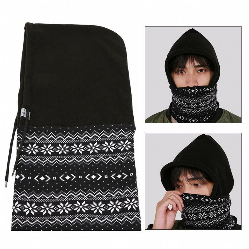 Unisex Halshuva Fleecehatt Vinter Varm Balaclava Hjälm Vindtät Nack Damask Ansiktsmask Huvudsjal