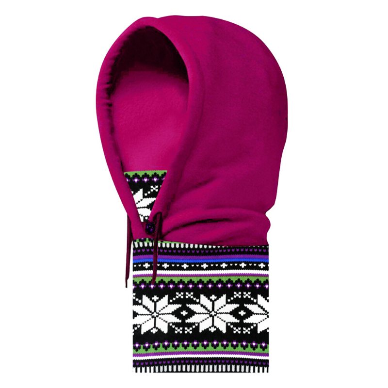 Unisex Halshuva Fleecehatt Vinter Varm Balaclava Hjälm Vindtät Nack Damask Ansiktsmask Huvudsjal