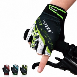 Unisex Mtb-cykelhandskar Andas Stötsäkra Halvfingerhandskar För Cykelklättring Sport Outdoor Protect