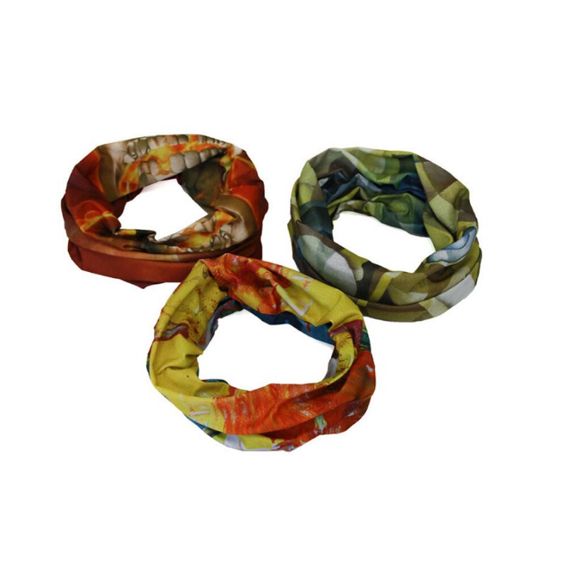 Utomhus Multifunktionell Bandana Scarf Ansiktsmask Uv-skydd Vindtät Och Damm Hals Damask Huvudbonader För Kvinnor Män Håraccessoarer