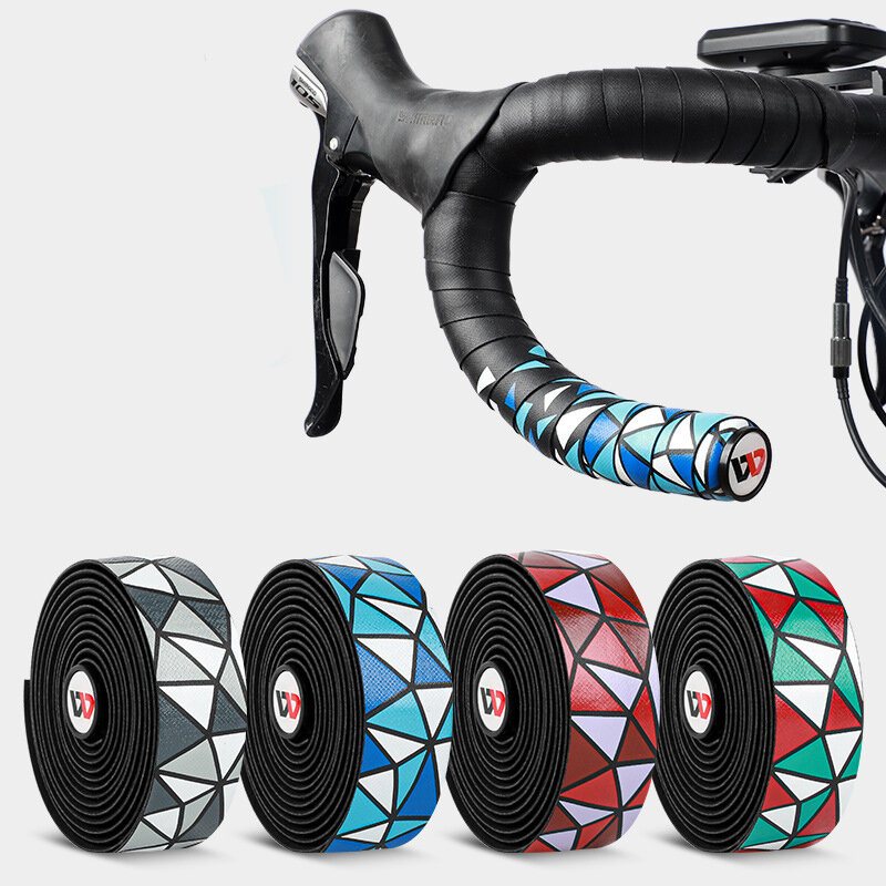 West Biking 2 St Cykelstyrtejper Pu Anti-halk Vattentätt Styre Grip Wraps Självhäftande Rem För Cykling Cykel Mountainbike