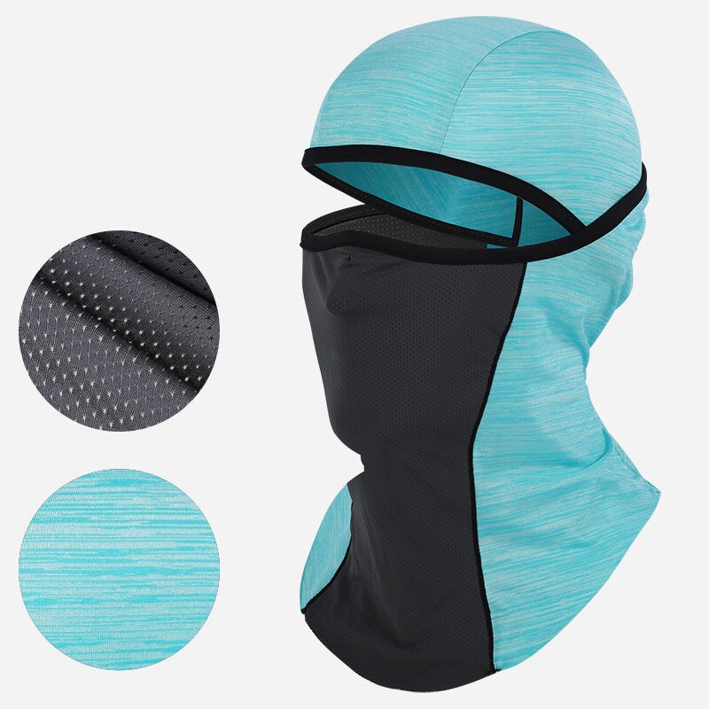 West Biking Summer Ice Silk Andas Helansikts Skidmask Solhuva Balaclava Cykelhalshalsduk För Utomhussporter