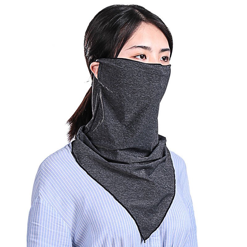 Wheelup Multifunktionell Cykling Ansiktsmask Scarf Unisex Huvudduk Ice Silk Andas Hals Triangel Sport