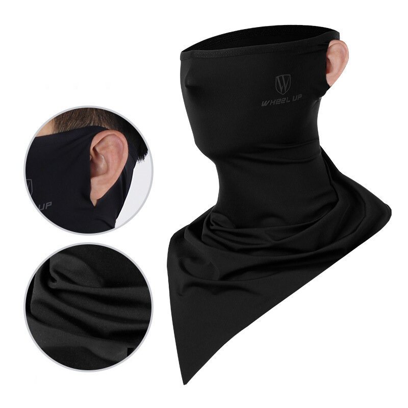 Wheelup Multifunktionell Cykling Ansiktsmask Scarf Unisex Huvudduk Ice Silk Andas Hals Triangel Sport