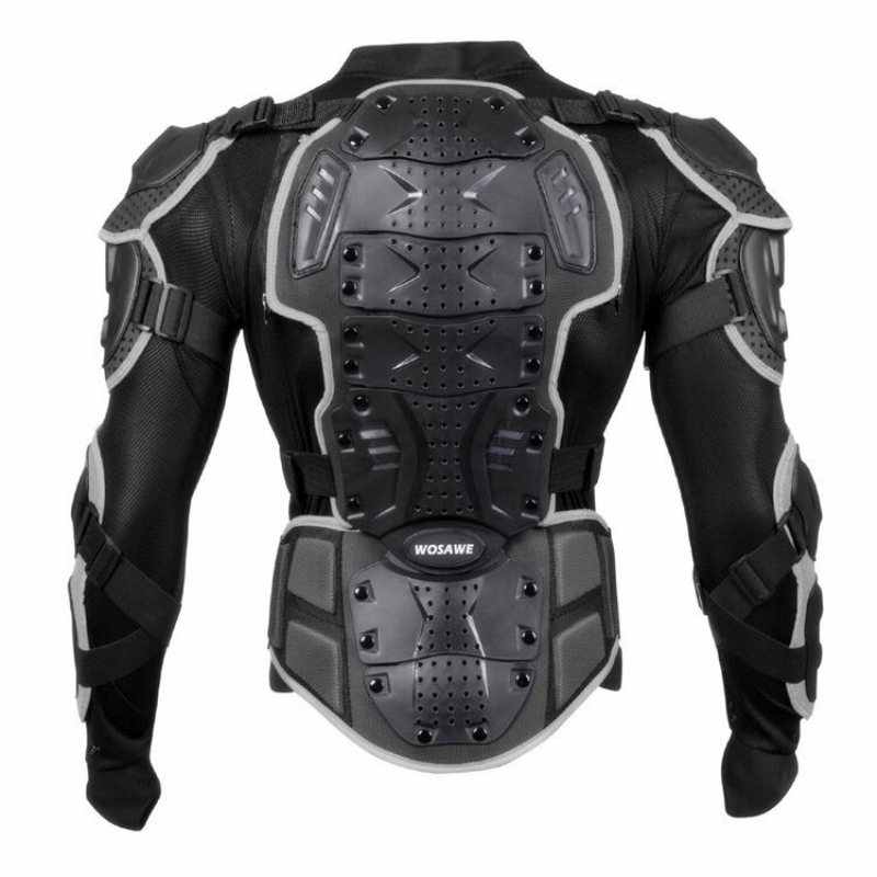 Wosawe Motorcykel Body Armor Suit Motorcykeljacka+höftskydd+handskar+knäskydd Cykelkläder